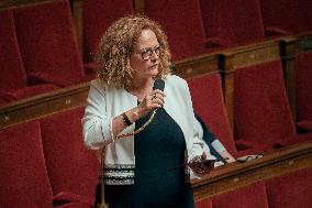 Session of questions to the government at the French National Assembly - Paris AJ