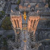Exclusive - Illustration - The Cathedral of Notre Dame - Paris