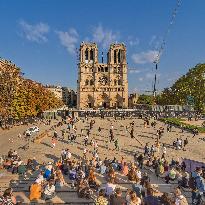 Exclusive - Illustration - The Cathedral of Notre Dame - Paris