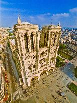 Exclusive - Illustration - The Cathedral of Notre Dame - Paris