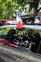 Angry Taxis Rally - Paris