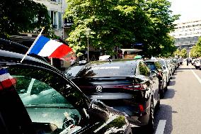 Angry Taxis Rally - Paris
