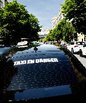 Angry Taxis Rally - Paris