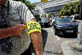 Angry Taxis Rally - Paris