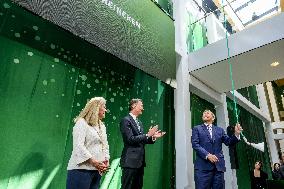 King Willem-Alexander Opens Dr. H.P. Heineken Centre - Netherlands
