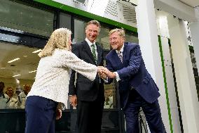 King Willem-Alexander Opens Dr. H.P. Heineken Centre - Netherlands