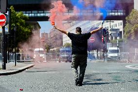 Angry Taxis Rally - Paris