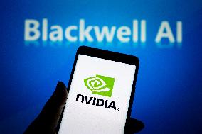 Illustration NVIDIA Blackwell AI