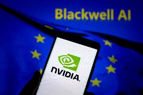 Illustration NVIDIA Blackwell AI