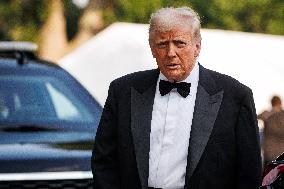 DC: U.S. President Trump Attends Les Miserables Opening Night at Kennedy Center
