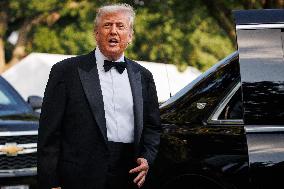 DC: U.S. President Trump Attends Les Miserables Opening Night at Kennedy Center
