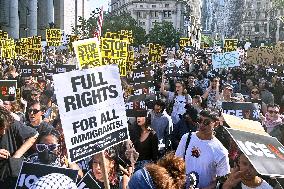 Immigration raid protests