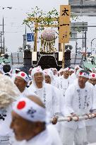 Rite at Ise Jingu shrine in Mie Pref.