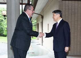 Emperor meets with Guatemalan president