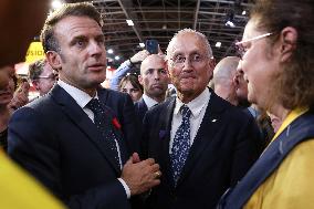 President Macron Visits The Viva Technology - Paris
