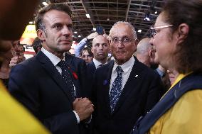 President Macron Visits The Viva Technology - Paris
