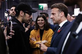 President Macron Visits The Viva Technology - Paris