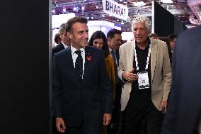 President Macron Visits The Viva Technology - Paris