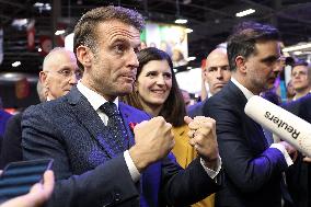 President Macron Visits The Viva Technology - Paris