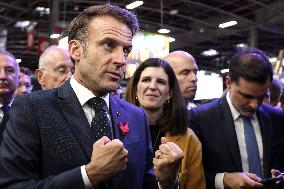 President Macron Visits The Viva Technology - Paris