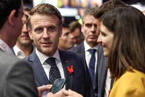 President Macron Visits The Viva Technology - Paris
