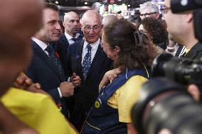 President Macron Visits The Viva Technology - Paris