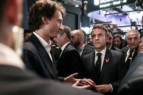 President Macron Visits The Viva Technology - Paris