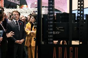 President Macron Visits The Viva Technology - Paris