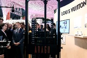 President Macron Visits The Viva Technology - Paris
