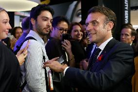 President Macron Visits The Viva Technology - Paris