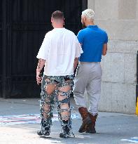 Sam Smith With His Boyfriend Out - NYC
