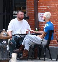 Sam Smith With His Boyfriend Out - NYC