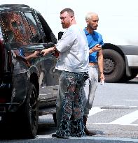 Sam Smith With His Boyfriend Out - NYC