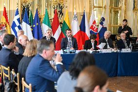 European Union s Ministers Of Culture Working Day - Paris