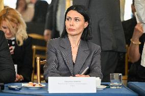 European Union s Ministers Of Culture Working Day - Paris
