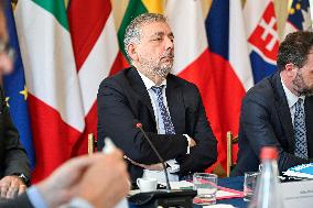 European Union s Ministers Of Culture Working Day - Paris