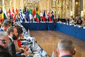 European Union s Ministers Of Culture Working Day - Paris
