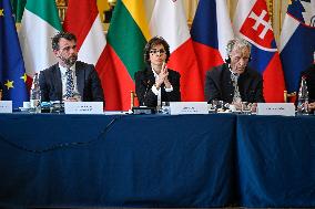 European Union s Ministers Of Culture Working Day - Paris
