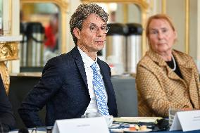 European Union s Ministers Of Culture Working Day - Paris