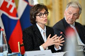European Union s Ministers Of Culture Working Day - Paris