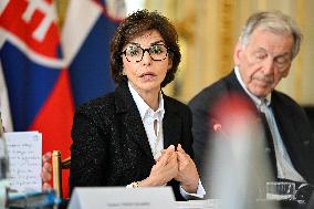 European Union s Ministers Of Culture Working Day - Paris