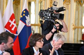 European Union s Ministers Of Culture Working Day - Paris