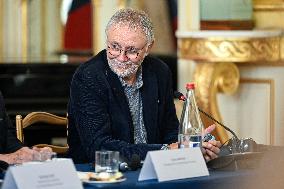 European Union s Ministers Of Culture Working Day - Paris