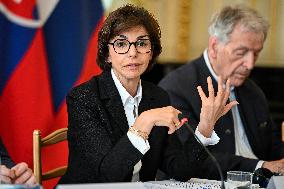 European Union s Ministers Of Culture Working Day - Paris