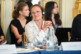 European Union s Ministers Of Culture Working Day - Paris