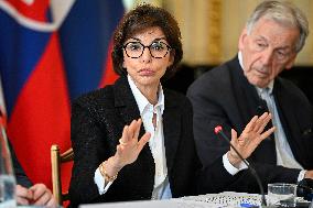 European Union s Ministers Of Culture Working Day - Paris