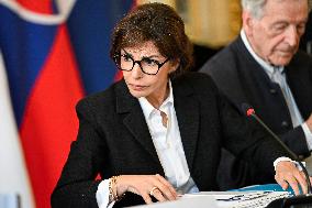 European Union s Ministers Of Culture Working Day - Paris
