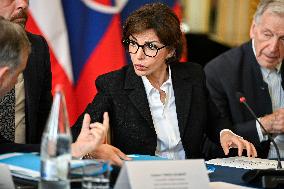 European Union s Ministers Of Culture Working Day - Paris