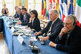 European Union s Ministers Of Culture Working Day - Paris