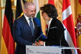 European Union s Ministers Of Culture Working Day - Paris